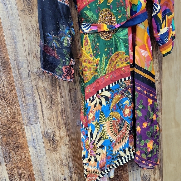 Colorful Patchwork Long Sleeve Dress - Picture 10 of 10